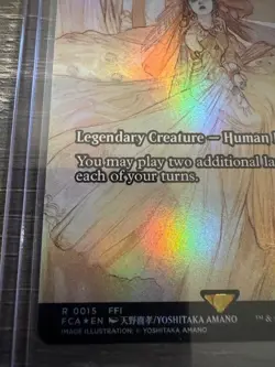 Magic The Gathering Final Fantasy Borderless Foil Azusa, Lost but Seeking #0015 - Image 2