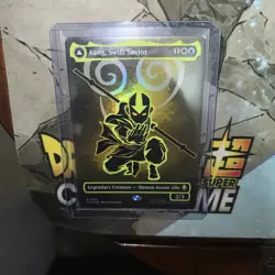 Aang, Swift Savior (Borderless) (Neon Ink Foil) Avatar: The Last Airbender Foil - Image 2