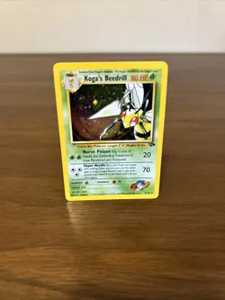 Pokemon Koga's Beedrill Gym Challenge Holo Card 9/132 GREAT! Near Mint Condition - Image 1