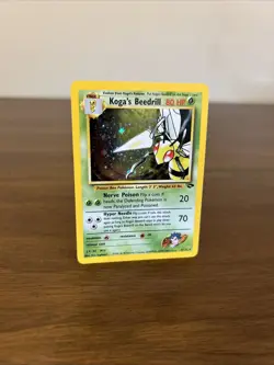 Pokemon Koga's Beedrill Gym Challenge Holo Card 9/132 GREAT! Near Mint Condition - Image 4