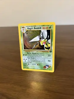 Pokemon Koga's Beedrill Gym Challenge Holo Card 9/132 GREAT! Near Mint Condition - Image 5