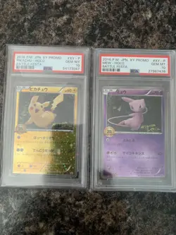 Pokemon Pikachu & Mew Battle Festa 20th Anniversary Promo XY-P PSA 10 - Image 1