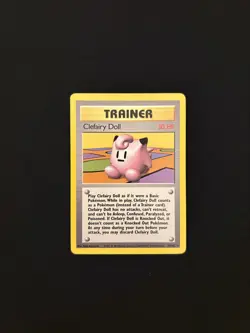 Pokemon TCG Clefairy Doll Base Set 70/102 Regular Unlimited Rare WOTC - Image 1