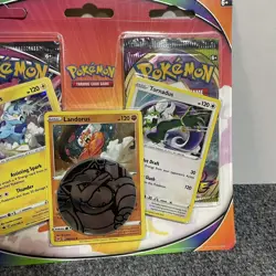 Pokemon TCG Forces Of Nature Blister Pack Landorus Tornadus Thundurus Sealed 820650808982 - Image 3