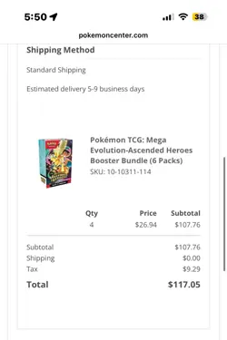 4x Pokemon TCG Mega Evolution Ascended Heroes Booster Bundle Presale - Image 4