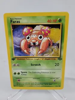 1999 Pokemon Jungle - 1st Edition - Paras - 59/64 - NM/MT - Gradeable - Image 1
