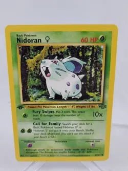 1999 Pokemon Jungle - 1st Edition - Nidoran - 57/64 - NM/MT - Gradeable - Image 1