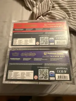 Pokemon Center Exclusive Scarlet and Violet Base ETB Set of 2 - Brand New Sealed - Image 5