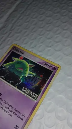 2005 Pokemon DROWZEE Ex Delta Species REVERSE HOLO Foil STAMPED 67/113 - Image 4