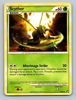 Scyther (36) - 36/90 Uncommon Undaunted - LP - NM Pokemon TCG - Image 1