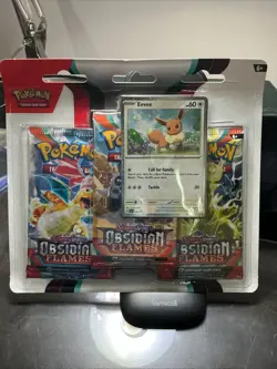 Pokemon TCG Scarlet & Violet - Obsidian Flames Booster Blister - 3 Packs 820650853784 - Image 1