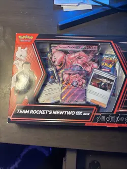 Pokemon TCG Team Rocket’s Mewtwo ex Box *NEW & SEALED* - Image 1
