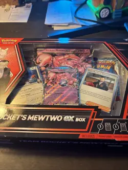Pokemon TCG Team Rocket’s Mewtwo ex Box *NEW & SEALED* - Image 2