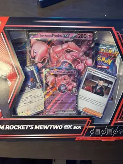 Pokemon TCG Team Rocket’s Mewtwo ex Box *NEW & SEALED* - Image 4