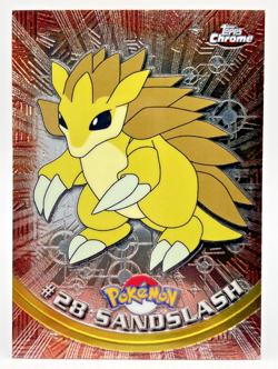 2000 Topps Chrome Pokemon Sandslash Series 1 #28 NM - Image 1