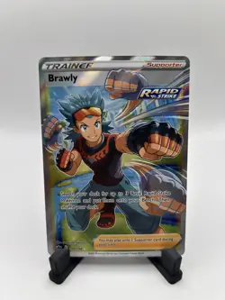Pokemon Brawly 188/198 SWSH SWSH Chilling Reign Full Art Holo NEAR MINT - Image 1