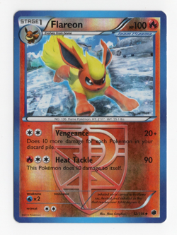 2013 Pokemon Flareon #12/116 B&W Plasma Freeze - Reverse Holo HP (See Desc) - Image 1
