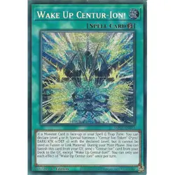 Yu-Gi-Oh Wake Up Centur-Ion! MP25-EN074 Prismatic Secret Rare 1st Edition - Image 1