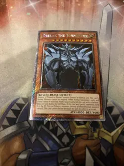 Obelisk The Tormentor RA04-EN116 Platinum Secret Rare Yugioh 1st Edition Mint - Image 1