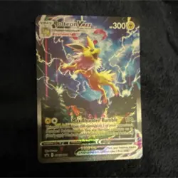 Pokemon Jolteon VMAX Holo Promo SWSH184 300 HP Sword & Shield TCG Card - Image 1