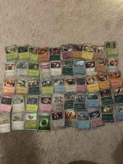 50 Card Pokemon Holo And Reverse Holo Lot - Image 1