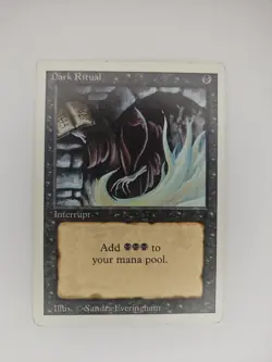 MTG Dark Ritual Revised Edition Regular Card - Image 1