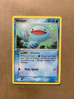 Wooper 81/109 EX Team Rocket Returns - Common Pokemon Card - NM/Mint - Image 1