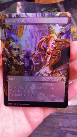 City of Traitors FOIL Proxy Playtest Card with Custom Art Design - Image 2