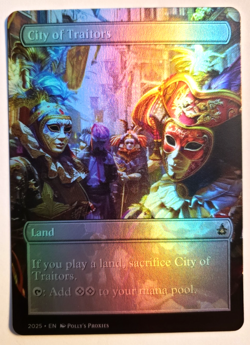 City of Traitors FOIL Proxy Playtest Card with Custom Art Design - Image 3