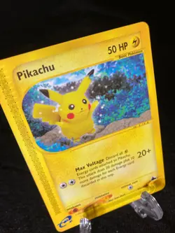 Pikachu 84/144 Skyridge Common Pokemon TCG Card NM Never Played - Image 2