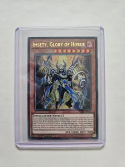 Imsety Glory of Horus AGOV-EN011 Secret Rare 1st Edition Yu-Gi-Oh Card - Image 1