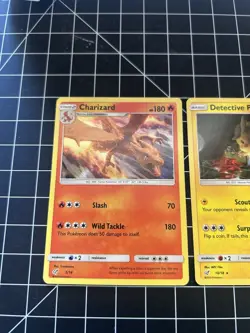 Pokemon Card TCG Detective Pikachu Lot Of 3 Charizard Mr Mime Pikachu - Image 2