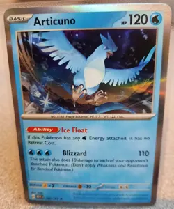 Pokemon TCG Articuno Scarlet & Violet 151 Holographic Rare Card - Image 1