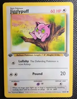 Jigglypuff Jungle 1st Edition Common 54/64 Pokemon Card WOTC - EXCELLENT 👌 - Image 1