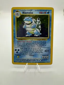 Pokemon TCG Blastoise Base Set Holo Unlimited Rare Card 2/102 - Image 1