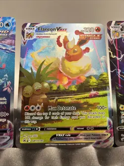 Jumbo Promo Flareon, Jolteon & Vaporeon VMAX Oversized Pokemon Cards SWSH 2021 - Image 3