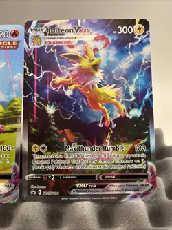 Jumbo Promo Flareon, Jolteon & Vaporeon VMAX Oversized Pokemon Cards SWSH 2021 - Image 4