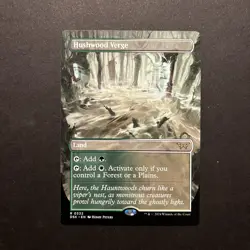 MTG Duskmourn: LOT of 4 VERGES: Hushwood Verge x2, FOIL Blazemire, Thornspire! - Image 3