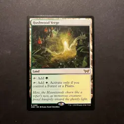 MTG Duskmourn: LOT of 4 VERGES: Hushwood Verge x2, FOIL Blazemire, Thornspire! - Image 5