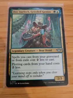 MTG Doc Aurlock, Grizzled Genius 0201 Outlaws of Thunder Junction M/NM - Image 1