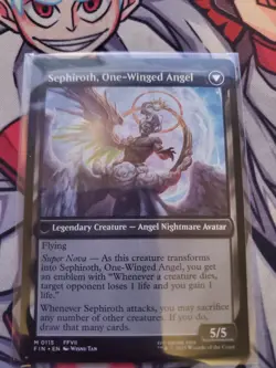 MTG FINAL FANTASY Sephiroth, Fabled SOLDIER Mythic Rare (0115) - Image 2