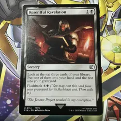 MTG Resentful Revelation Common Regular NM Final Fantasy NP Regular - Image 1