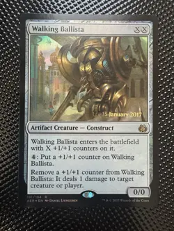 Magic the Gathering Walking Ballista Foil Prerelease Near Mint - Image 1