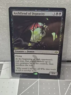 MTG | Fate Reforged | Archfiend of Depravity | Foil - Image 1