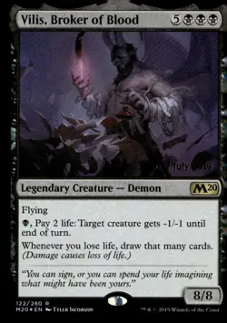 Core Set 2020 #122 Vilis, Broker of Blood - Image 1