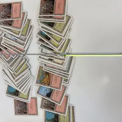 Magic the Gathering Vintage Old Basic Lands 380+ Bulk Lot Revised - Image 5
