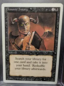 Demonic Tutor Revised Edition Regular LP (4 of 5) - Image 1