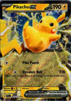 2023 Scarlet & Violet Series - Paldea Evolved Pikachu ex Double Rare #63 - Image 1