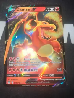 Pokemon TCG - Charizard V 017 - Brilliant Stars - NM/MINT PACK FRESH - Image 1