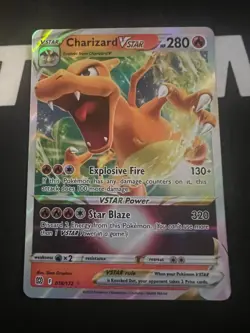 Pokemon TCG - Charizard VSTAR 018 - Brilliant Stars - NM/MINT PACK FRESH - Image 1